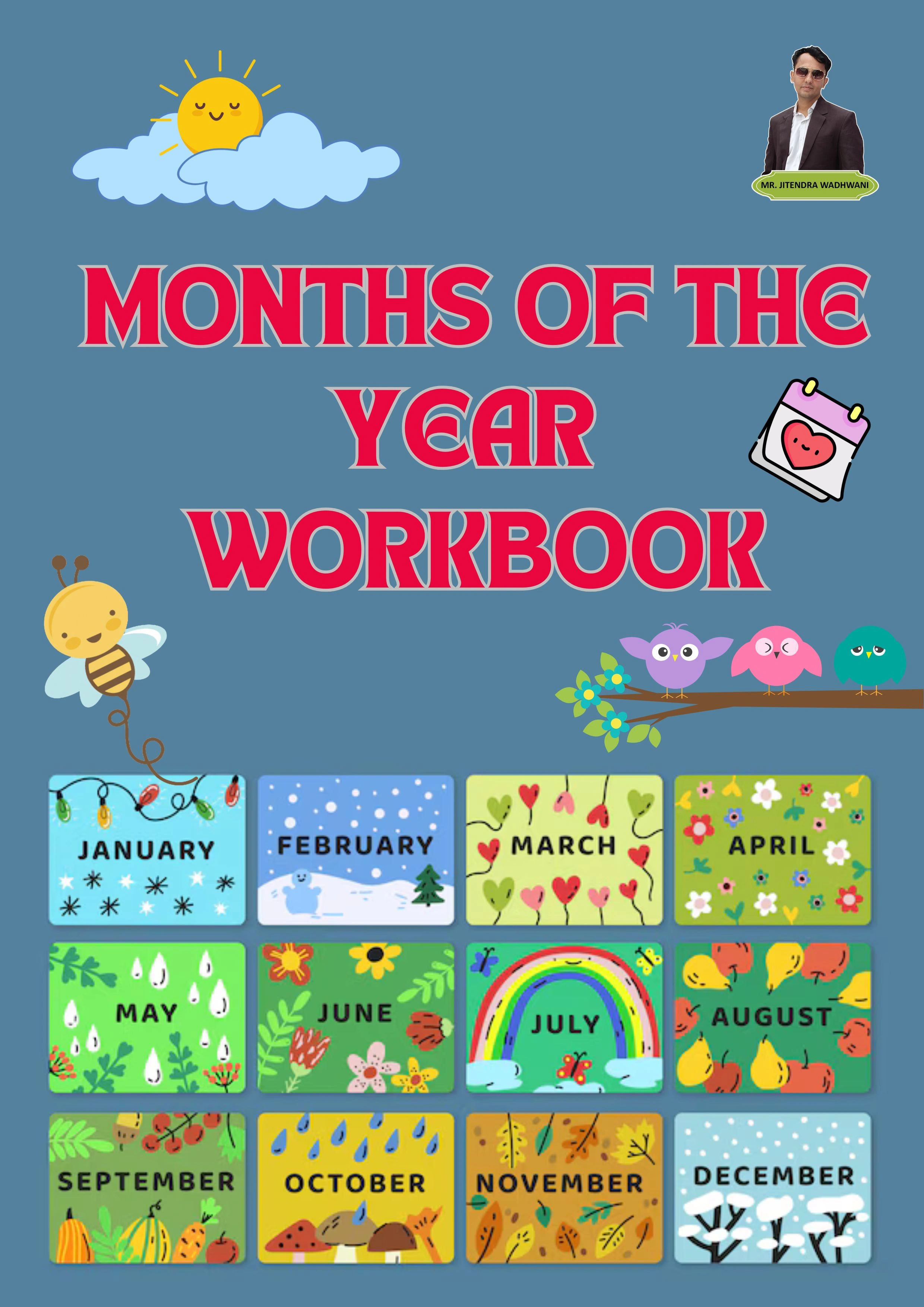 Months of the Year Workbook Cover Page