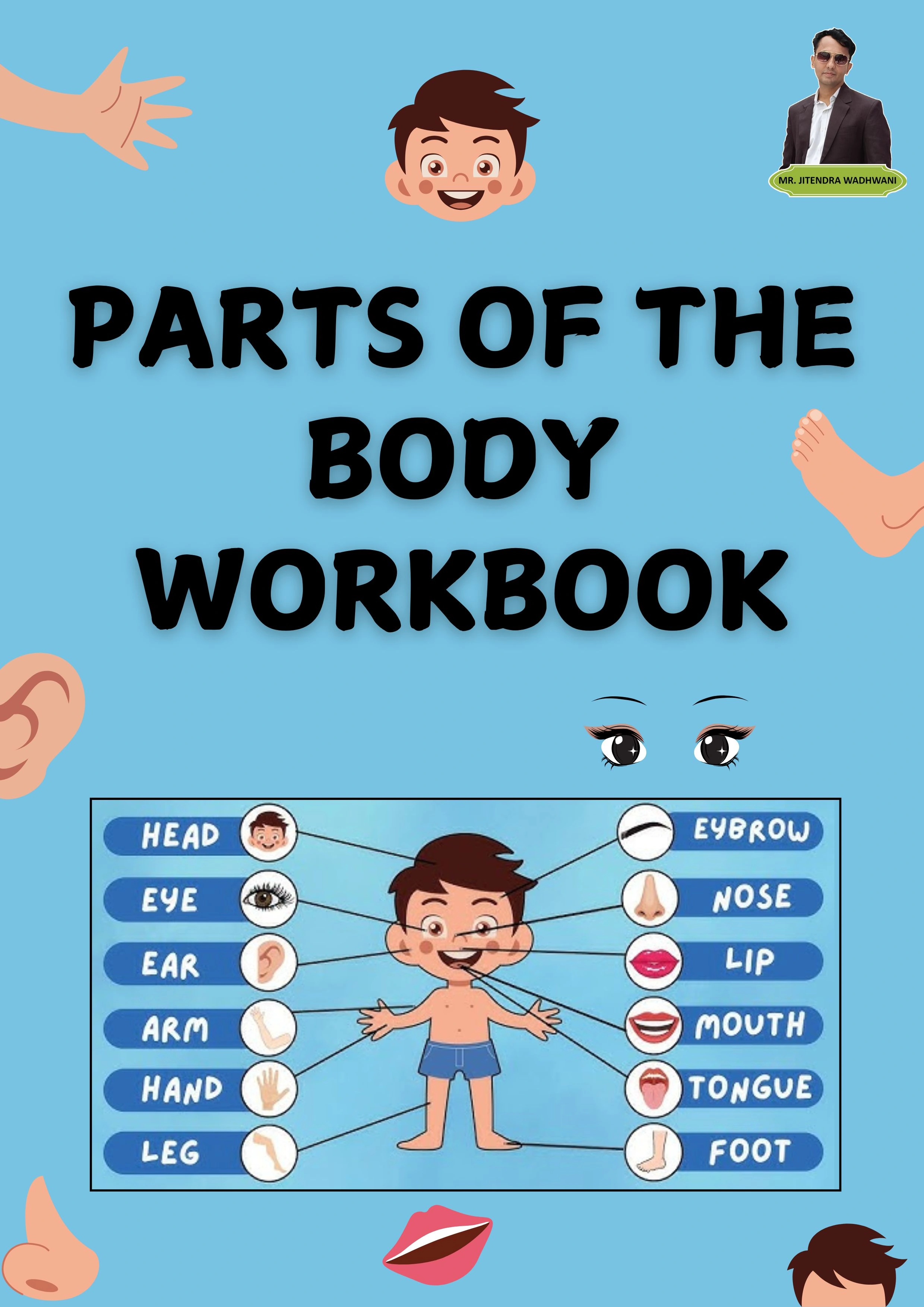 Parts of the Body Workbook Cover