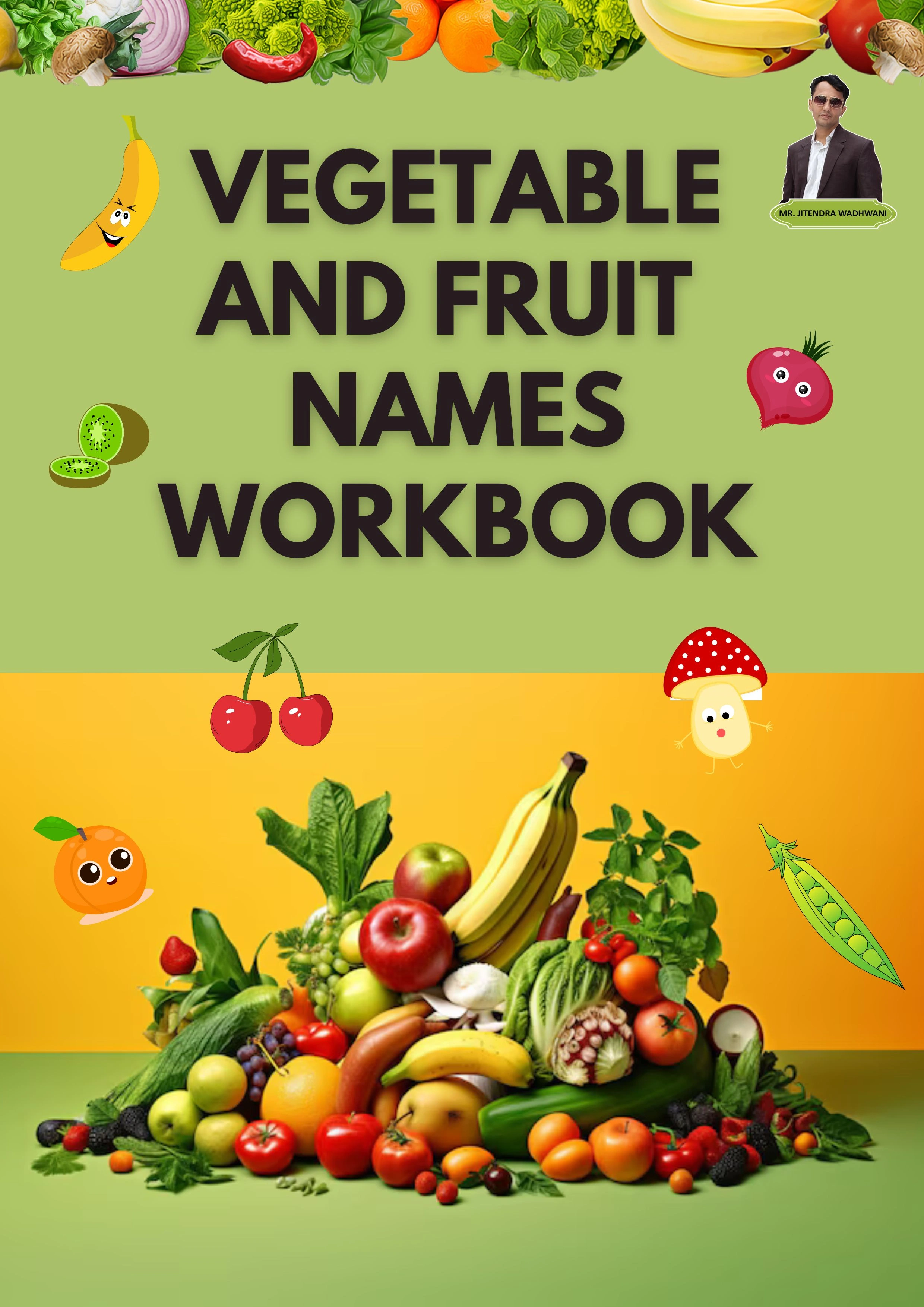 Fruit and Vegetable Workbook Cover Page