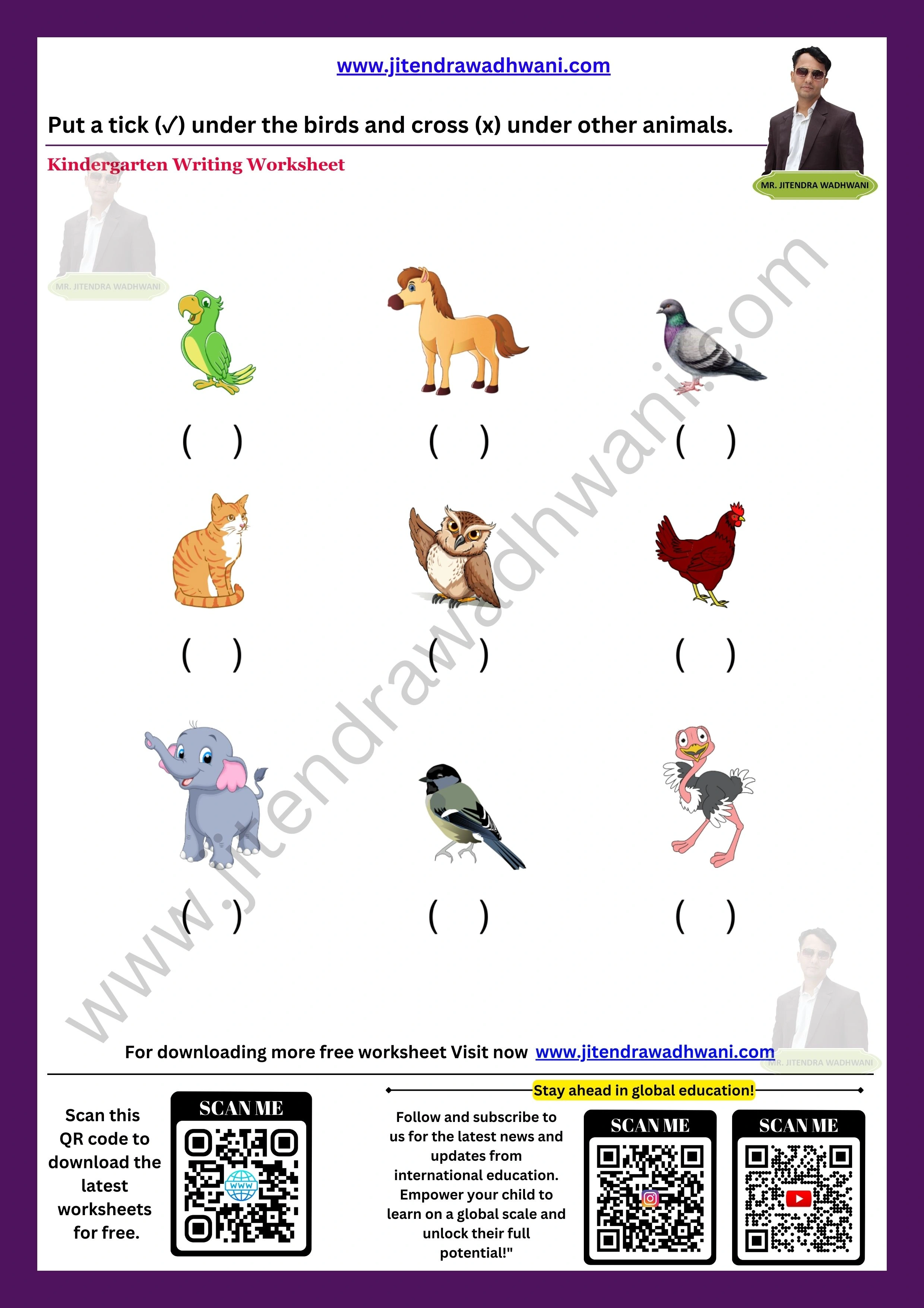 Birds Worksheet 2