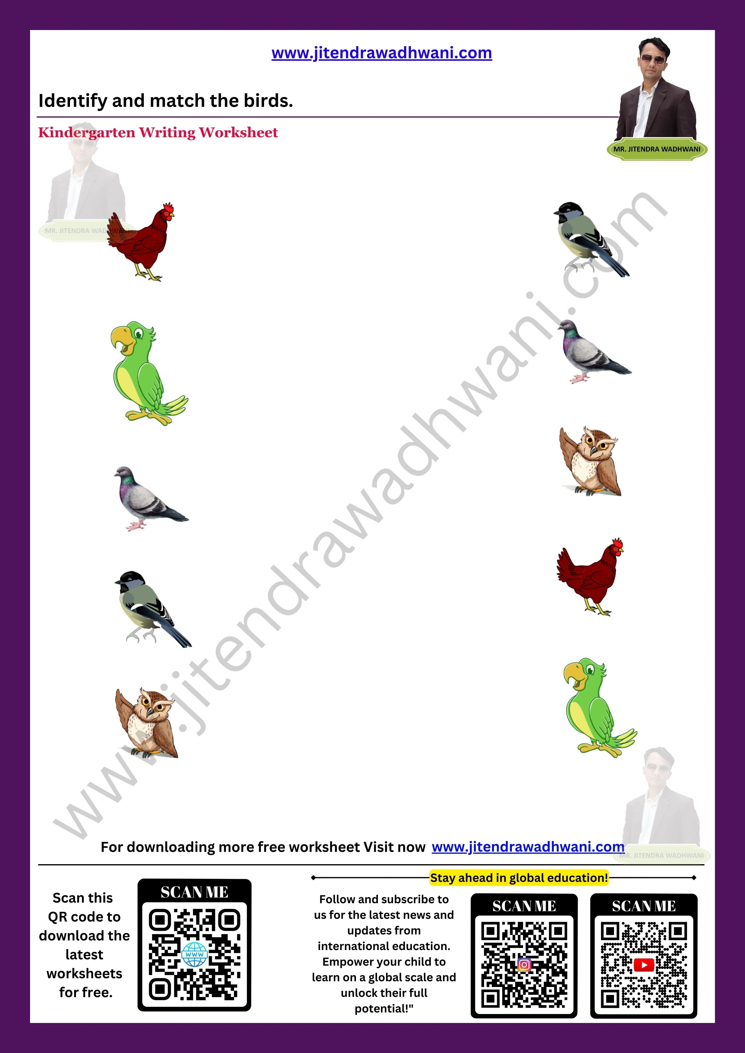 Birds Worksheet 4