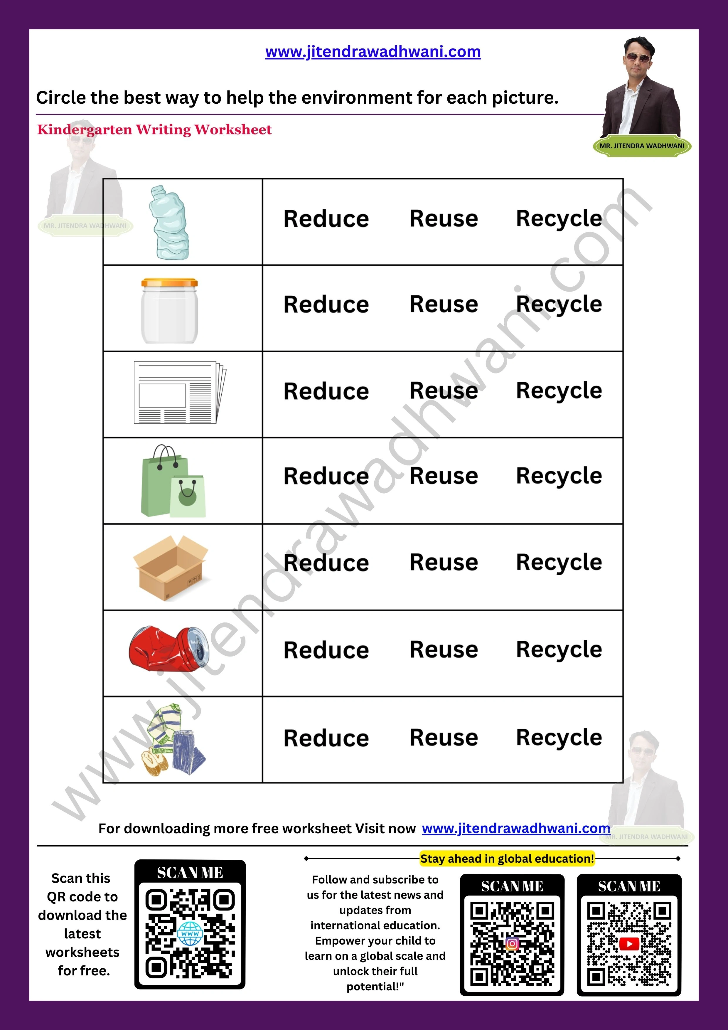 Environment Worksheet 3