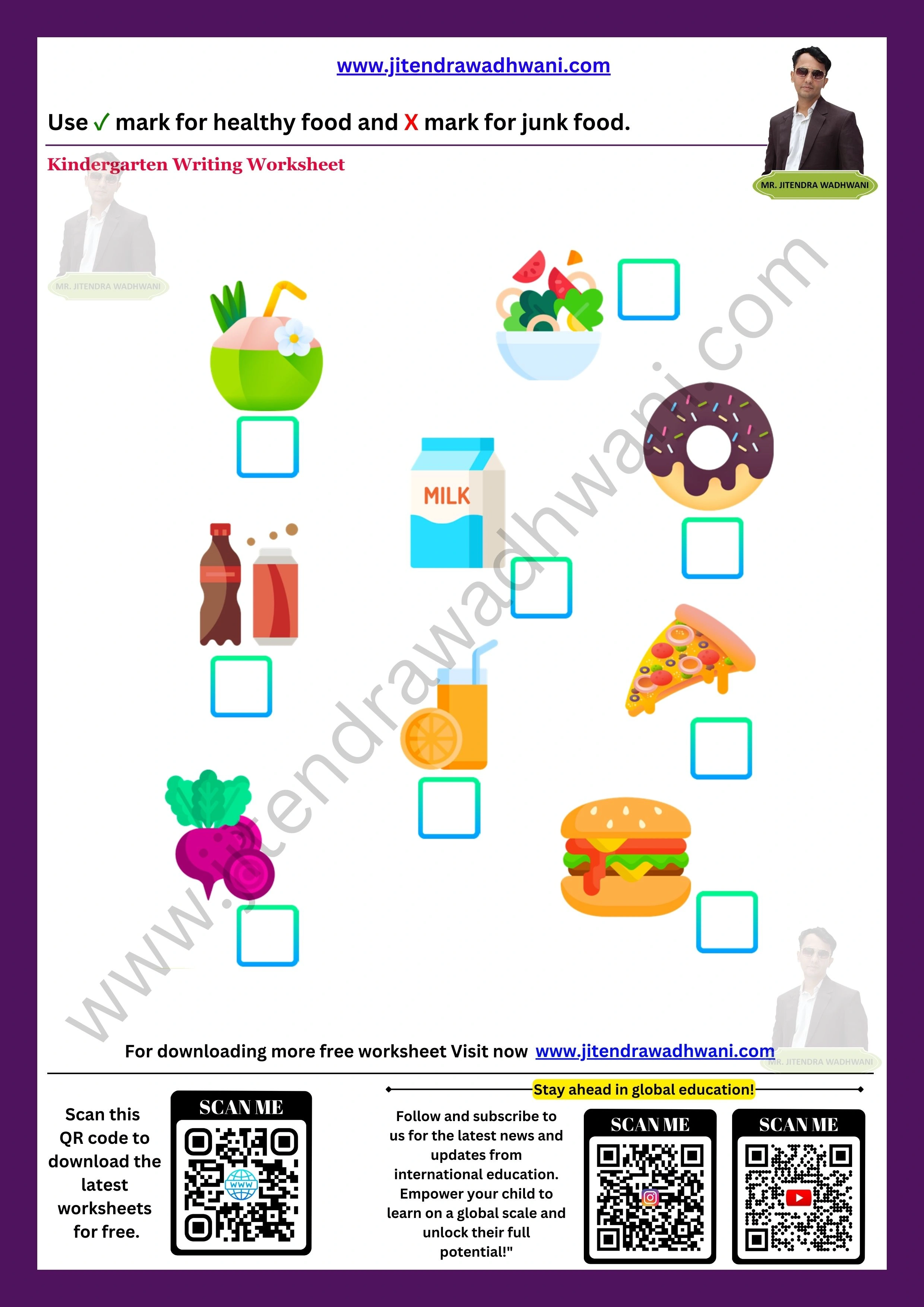 Food and Nutrition Worksheet 1