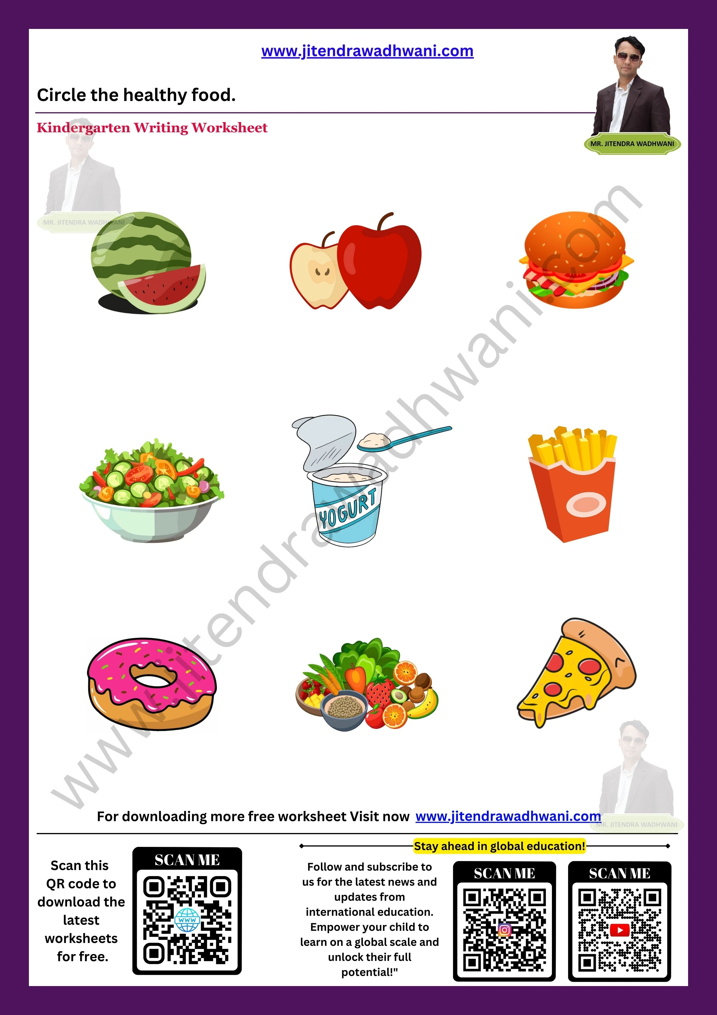 Food and Nutrition Worksheet 2