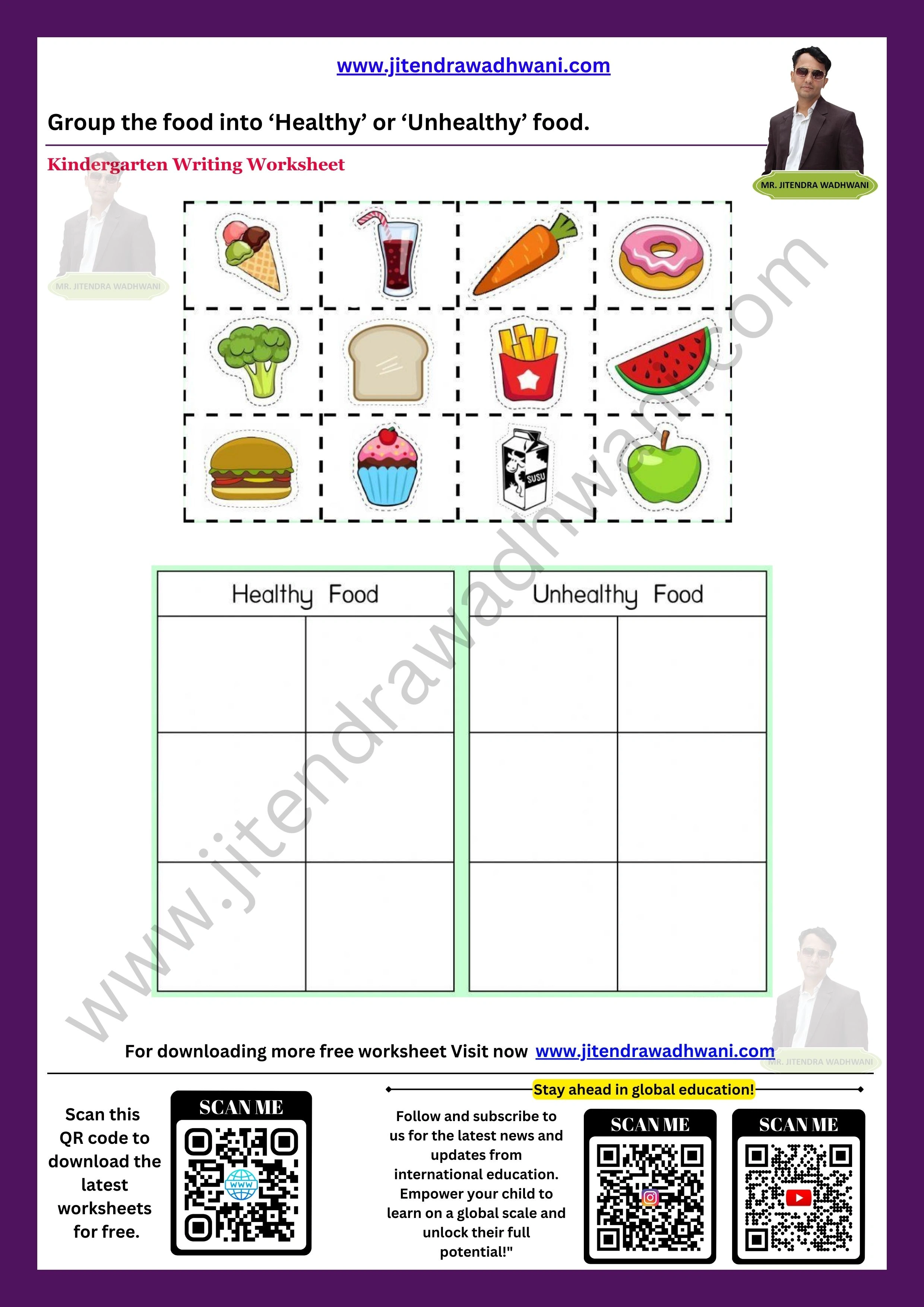 Food and Nutrition Worksheet 4