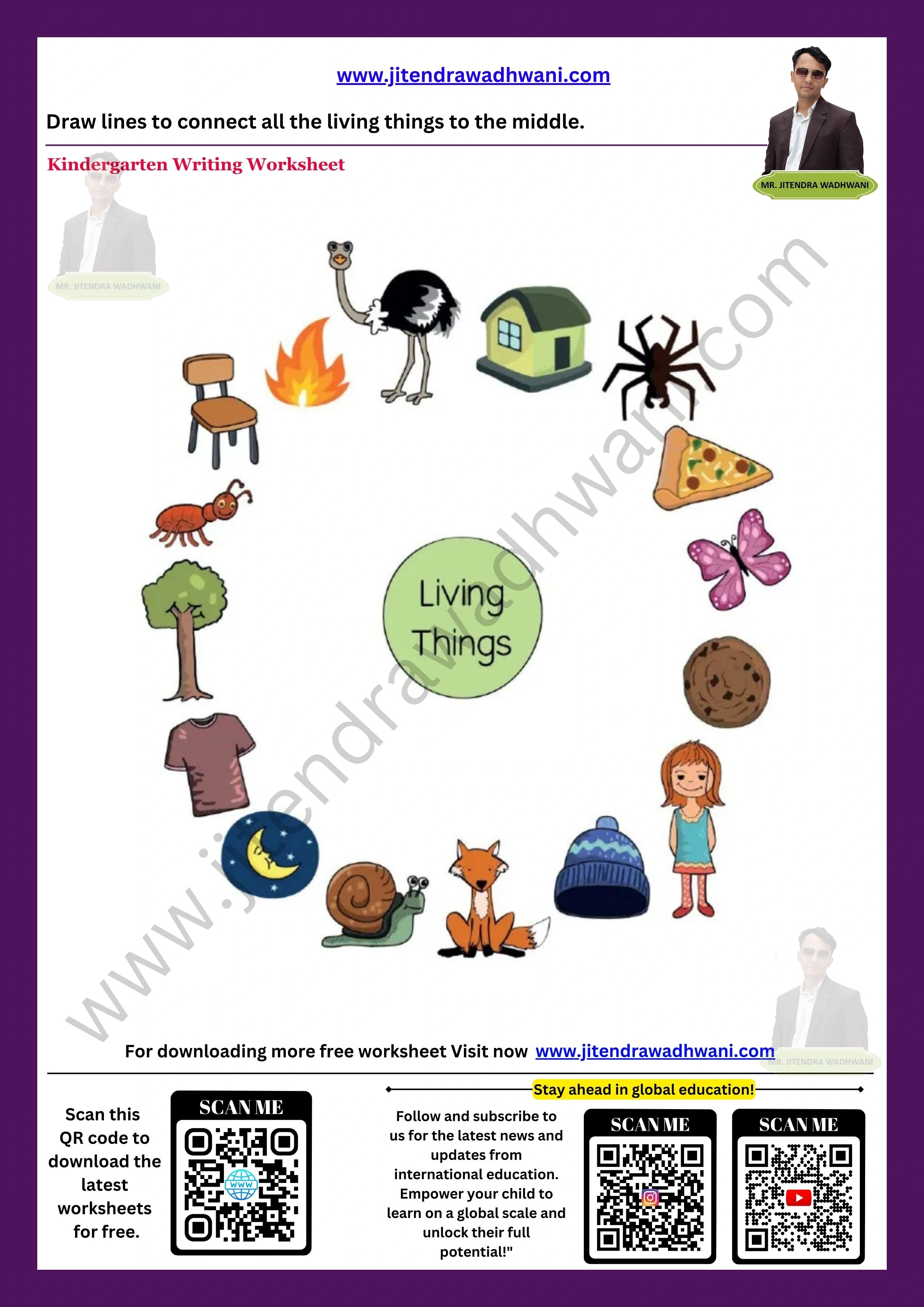 Living And Non Living Things Worksheet 4