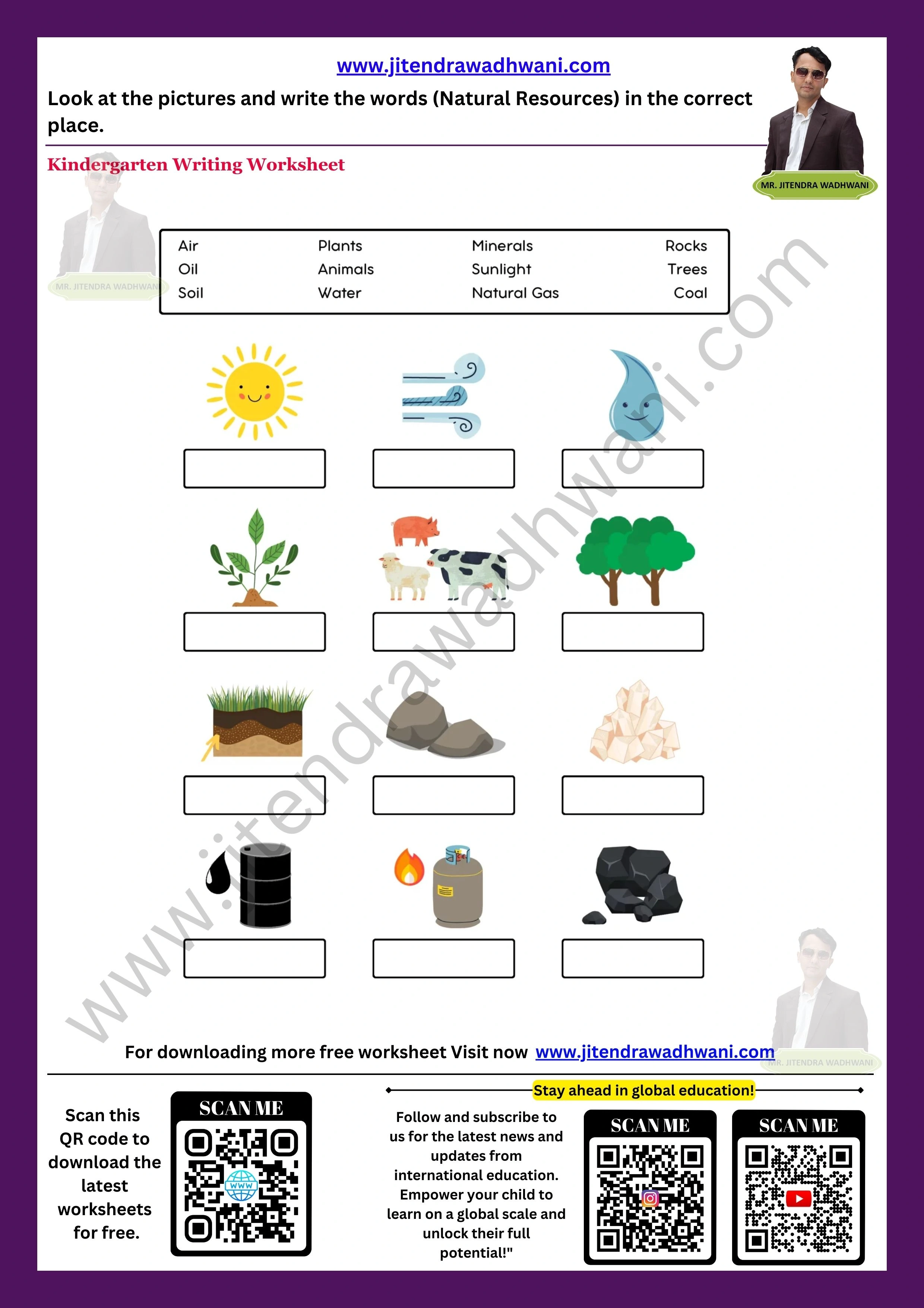 Natural Resources Worksheet 5