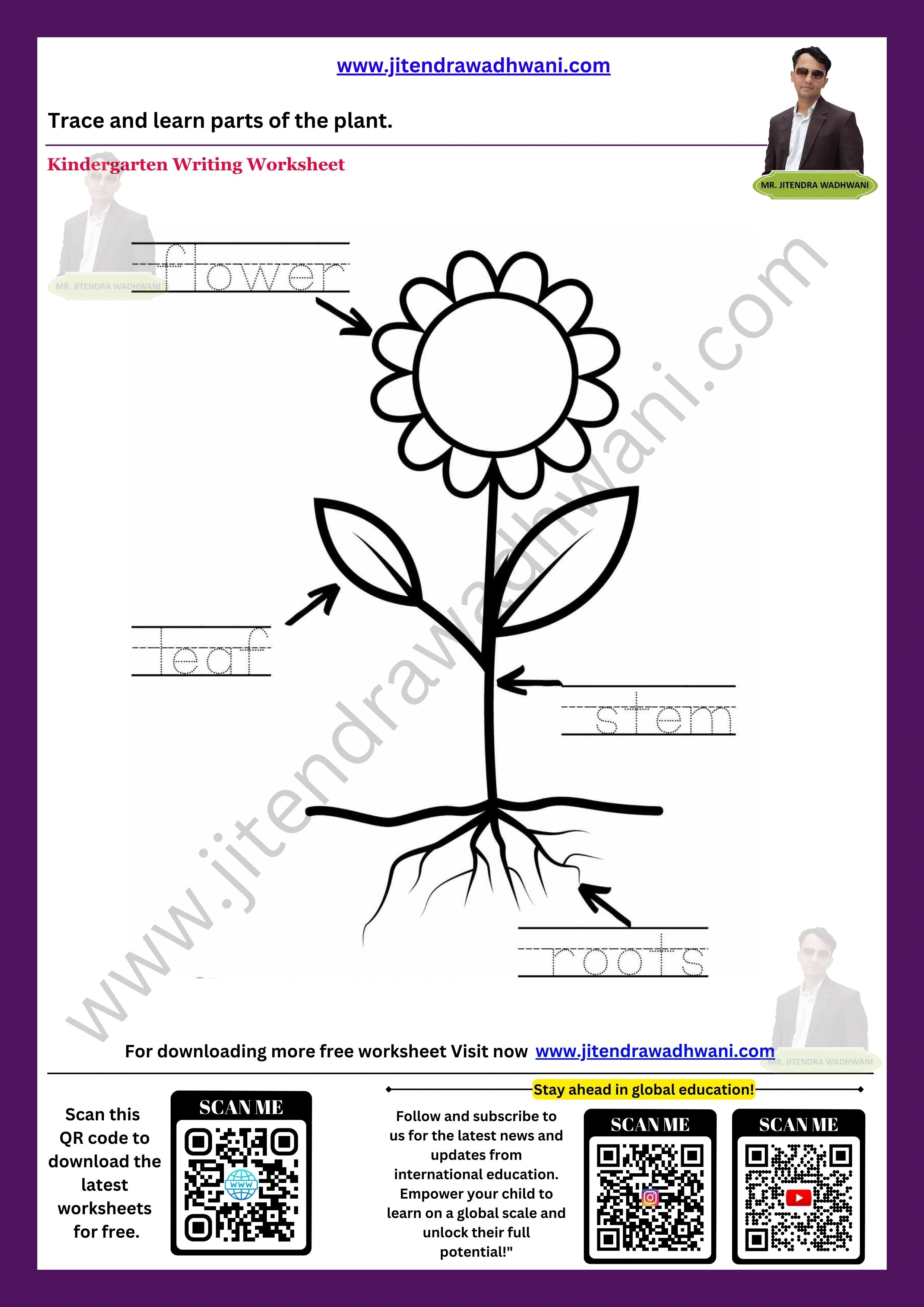 Parts Of the Plant Worksheet 1