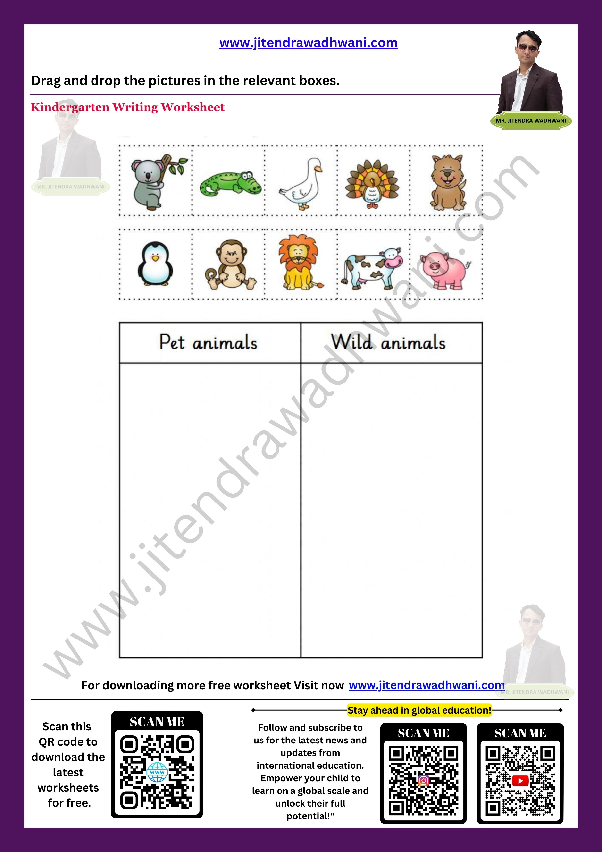 Pet Animals Worksheet 6