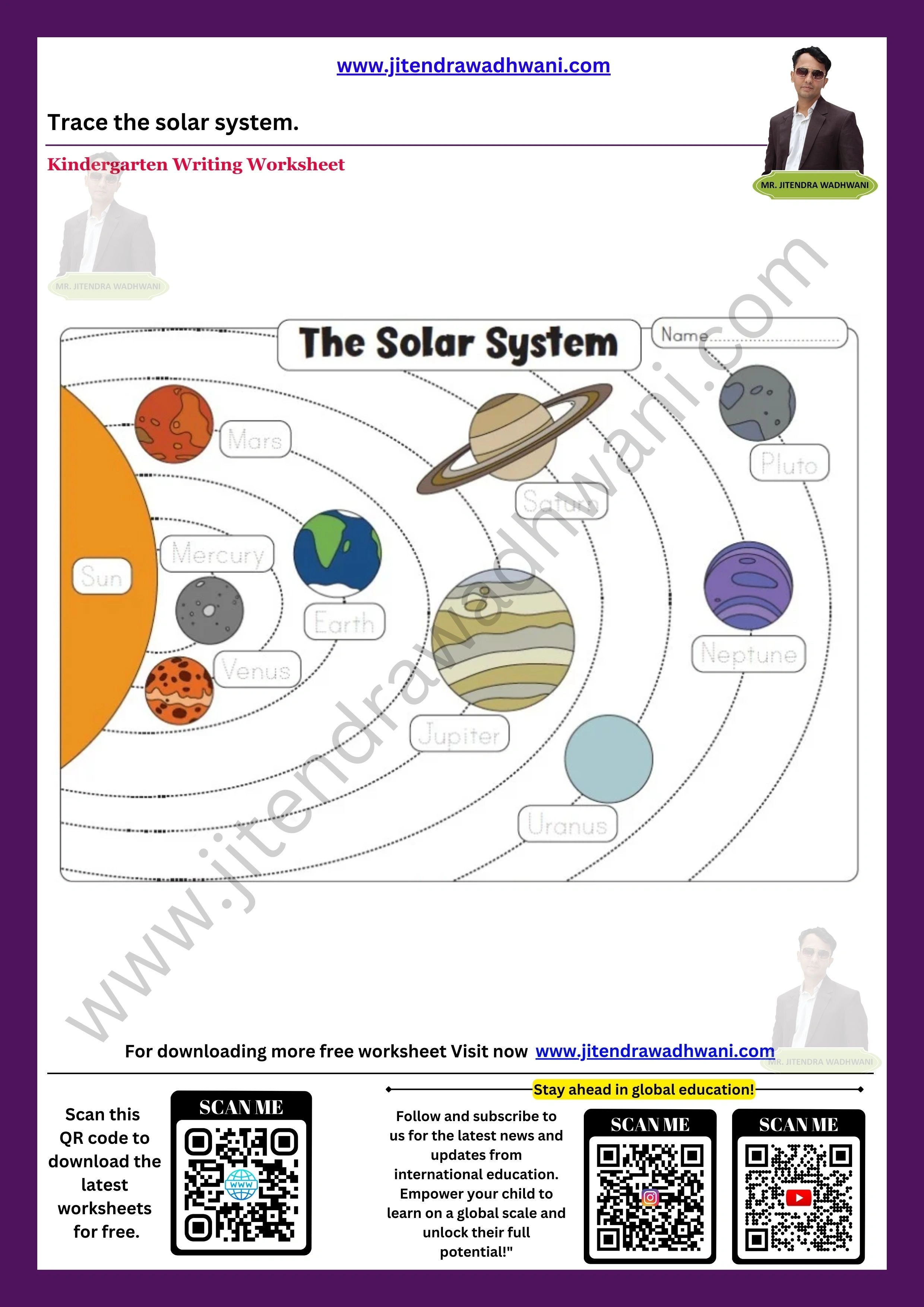 Solar System Worksheet 3