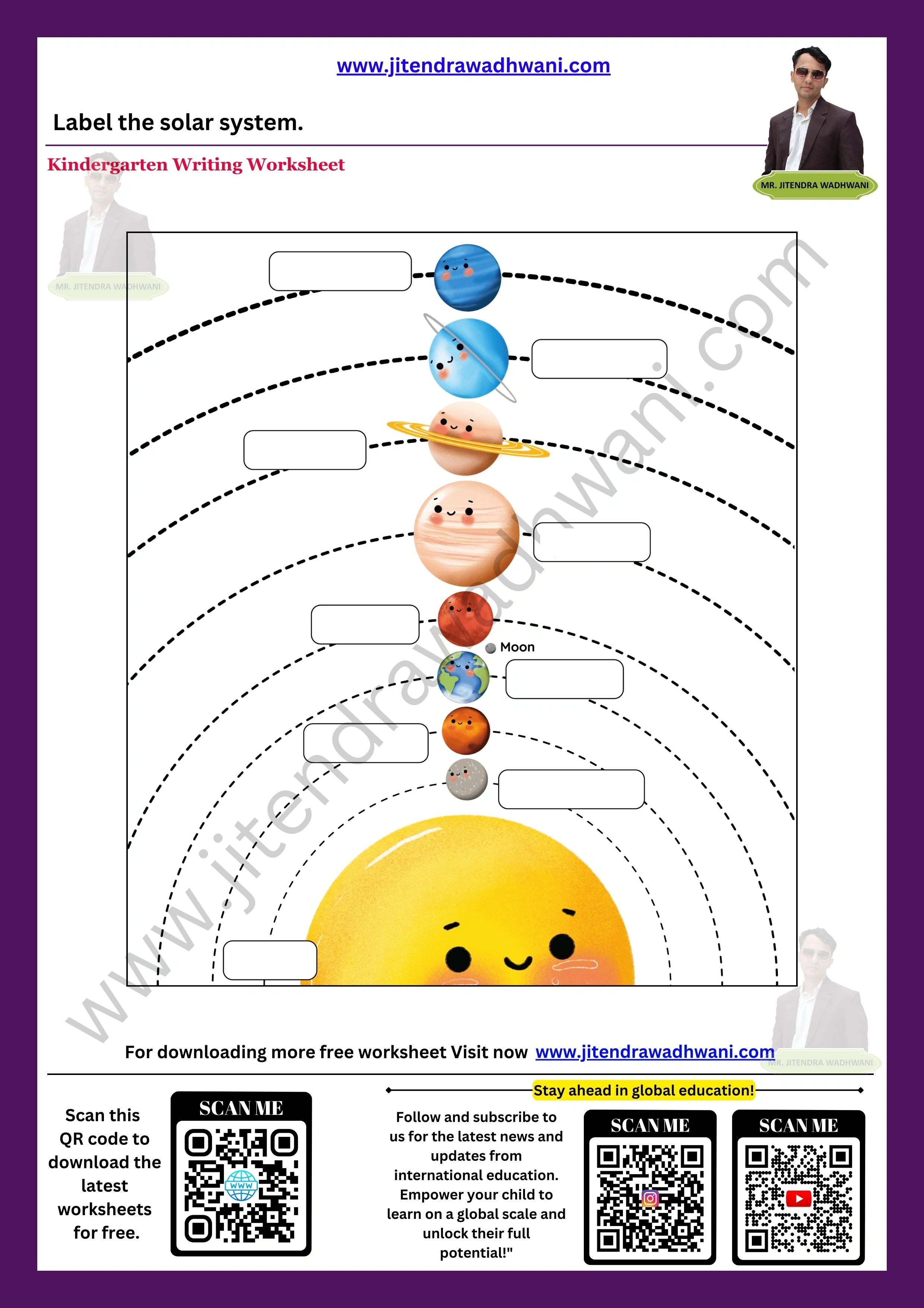 Solar System Worksheet 4