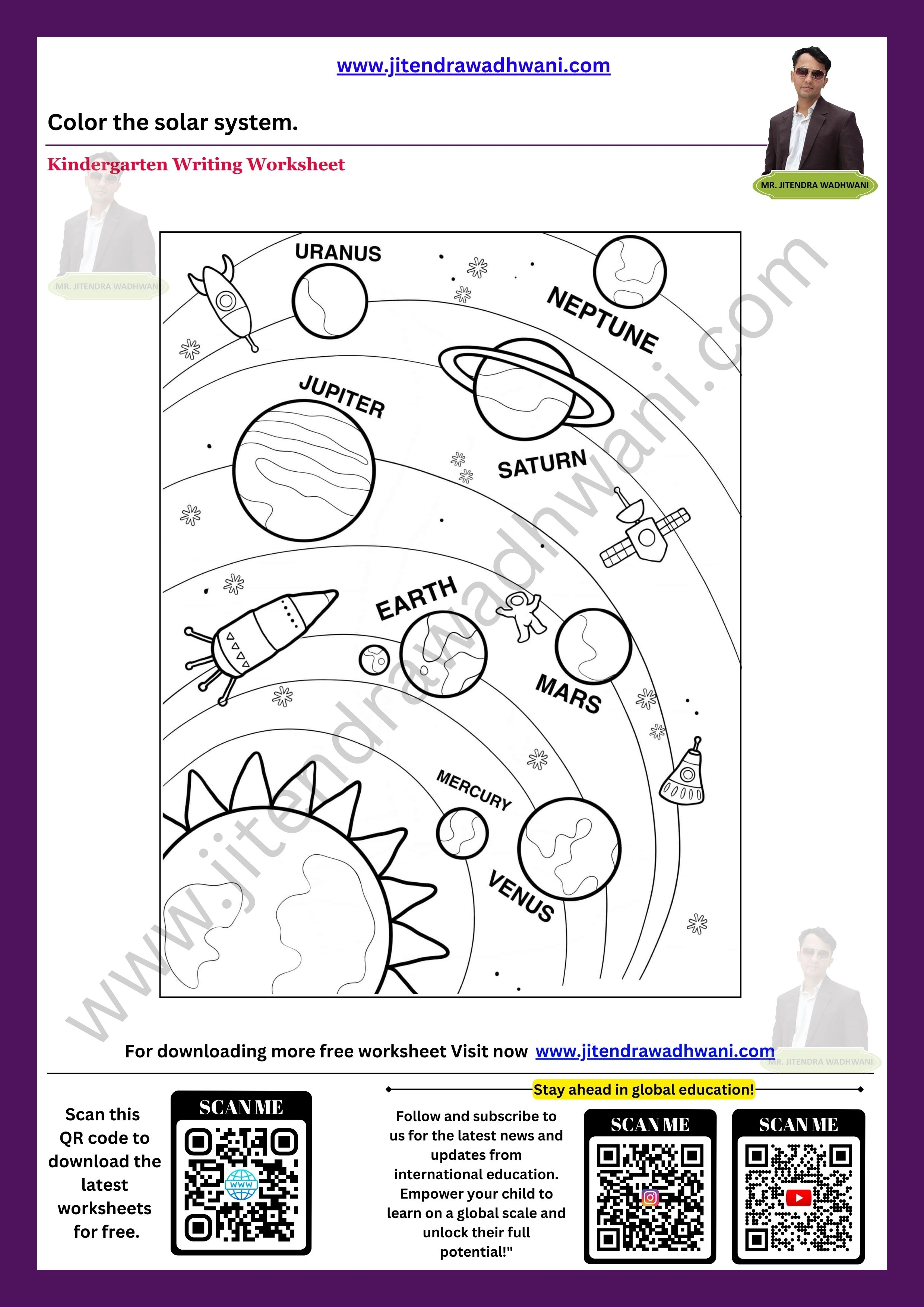 Solar System Worksheet 5