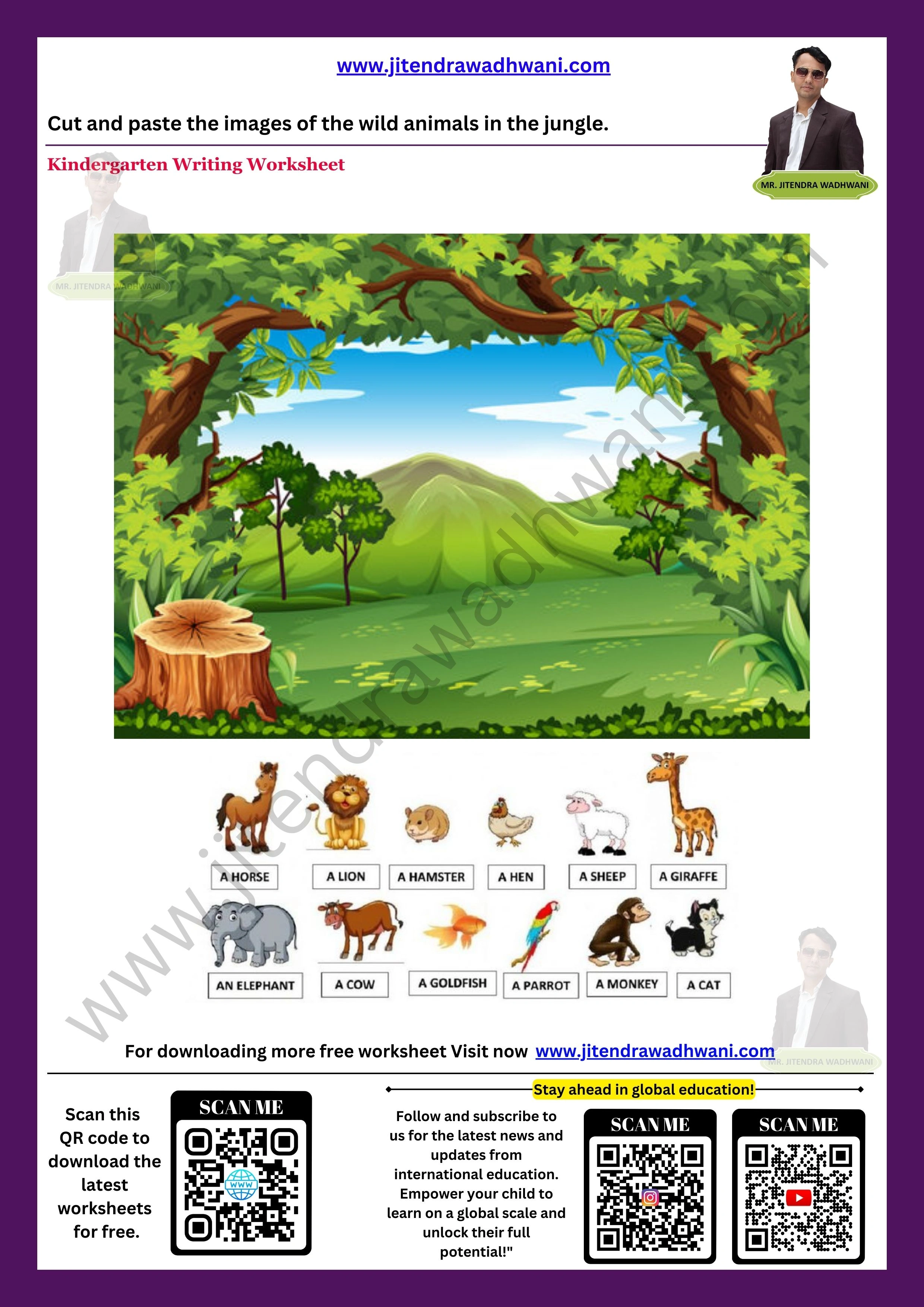 Wild Animals Worksheet 5