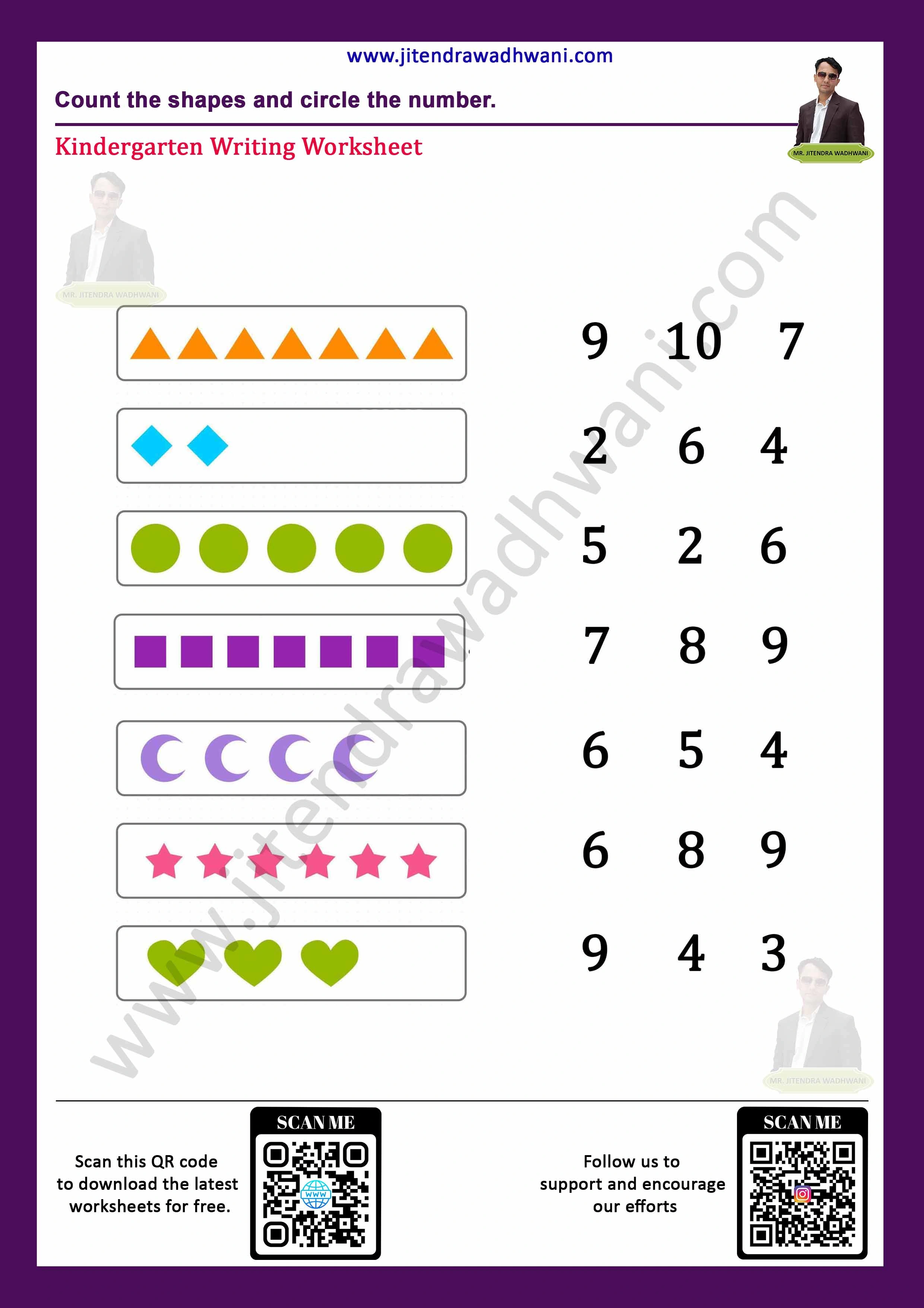 Number Tracing 31 to 40 Thumbnail